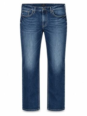 Silver Jeans Co Grayson Straight Leg Jeans 36x30 Medium Wash Stretch Denim Men’s